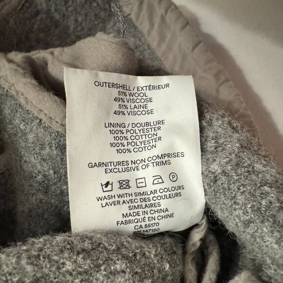 ⭐️ FREE WITH PURCHASE ⭐️ Frank and Oak Wool Shacket, Size M (fits S-M) - Picture 5 of 5